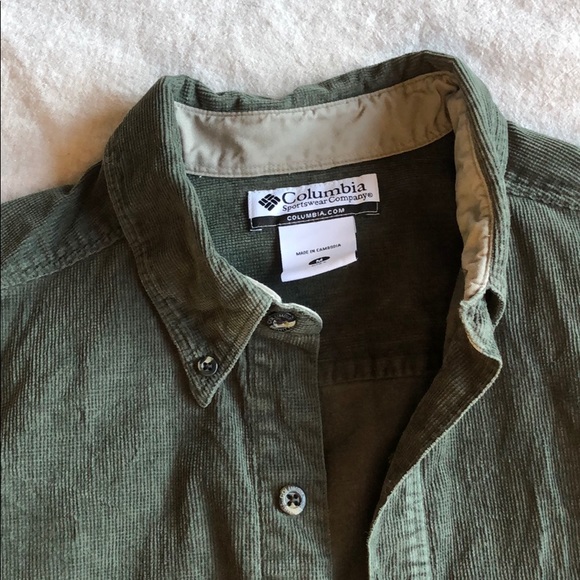 columbia corduroy shirt